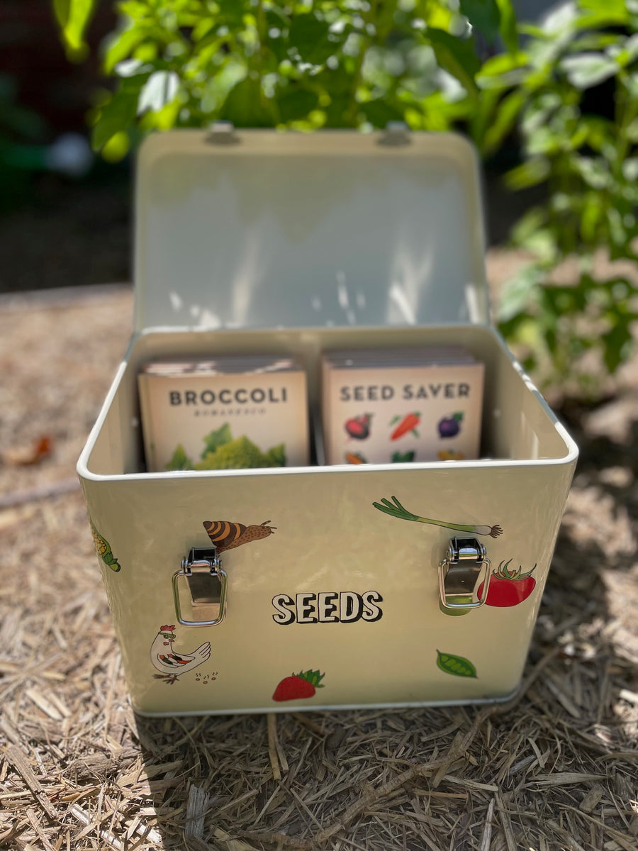 Little Veggie Patch Co Seed & Storage Tin The Little Veggie Patch Co
