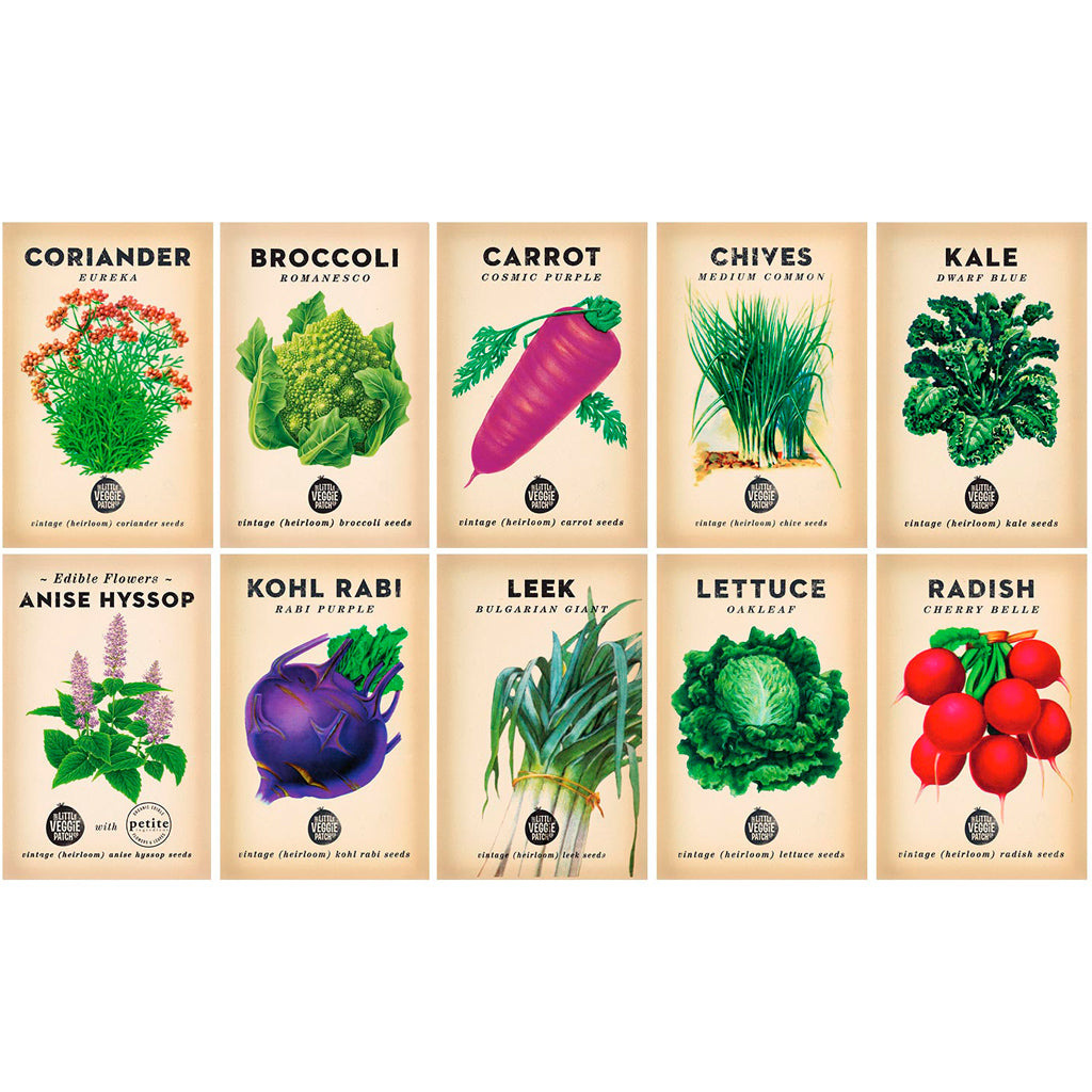 Winter Seed Bundle – The Little Veggie Patch Co