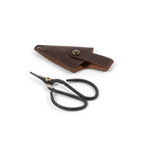 Gardening Scissors in leather pouch