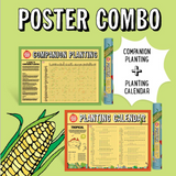Climate Specific Planting Calendar + Companion Planting Chart Combo