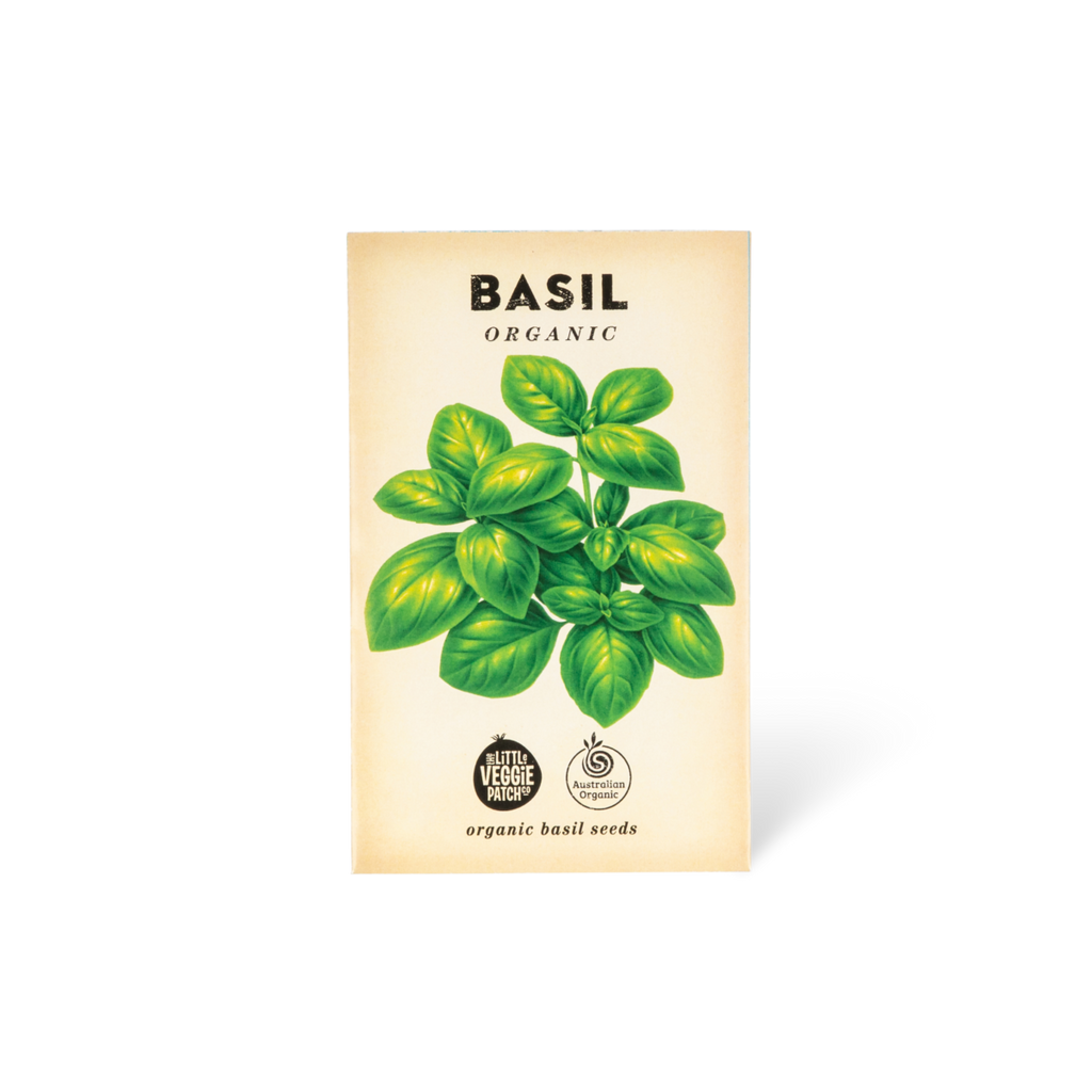 Basil Lemon Organic Seeds The Little Veggie Patch Co