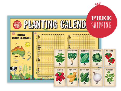 Planting Calendar + Heirloom Seed Bundle