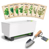 Glowpear Mini Bench + Culinary Herb Bundle + Hand Trowel