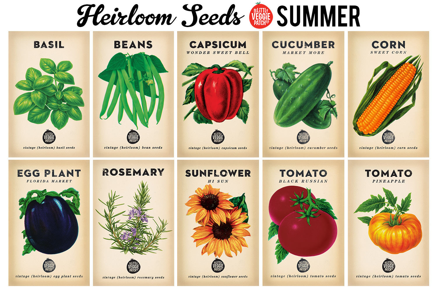 plant seeds australia Planting Calendar + Heirloom Seed Bundle (FREE SHIPPING!) – The Little Veggie Patch Co
