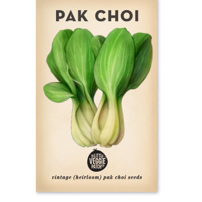 Pak Choi 'Green' Heirloom Seeds