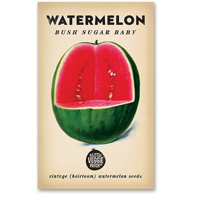 Watermelon "Bush Sugar Baby" Heirloom Seeds